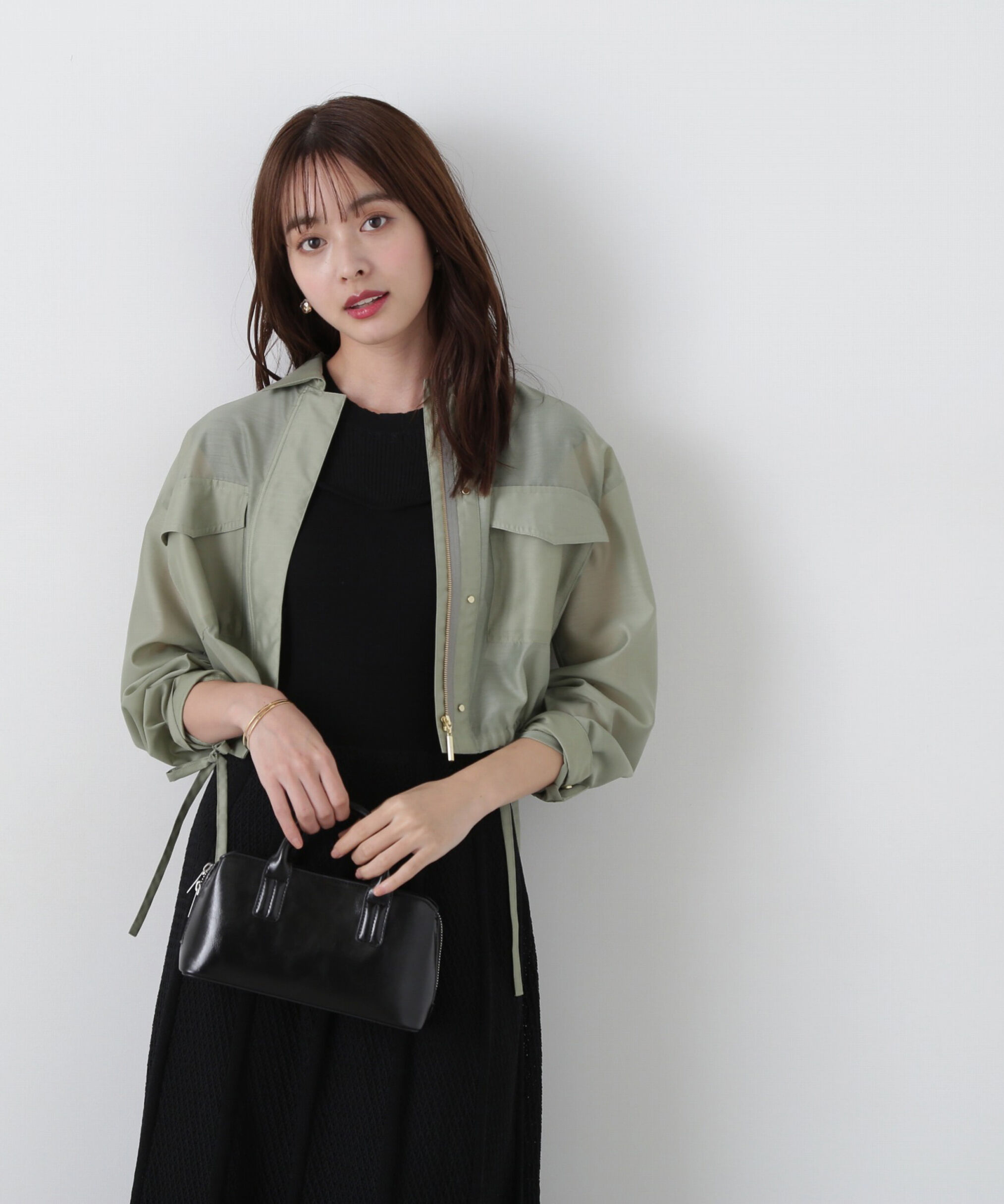 PROPORTION BODY DRESSING「シアーブルゾン」|ブルゾン・スタジャン|