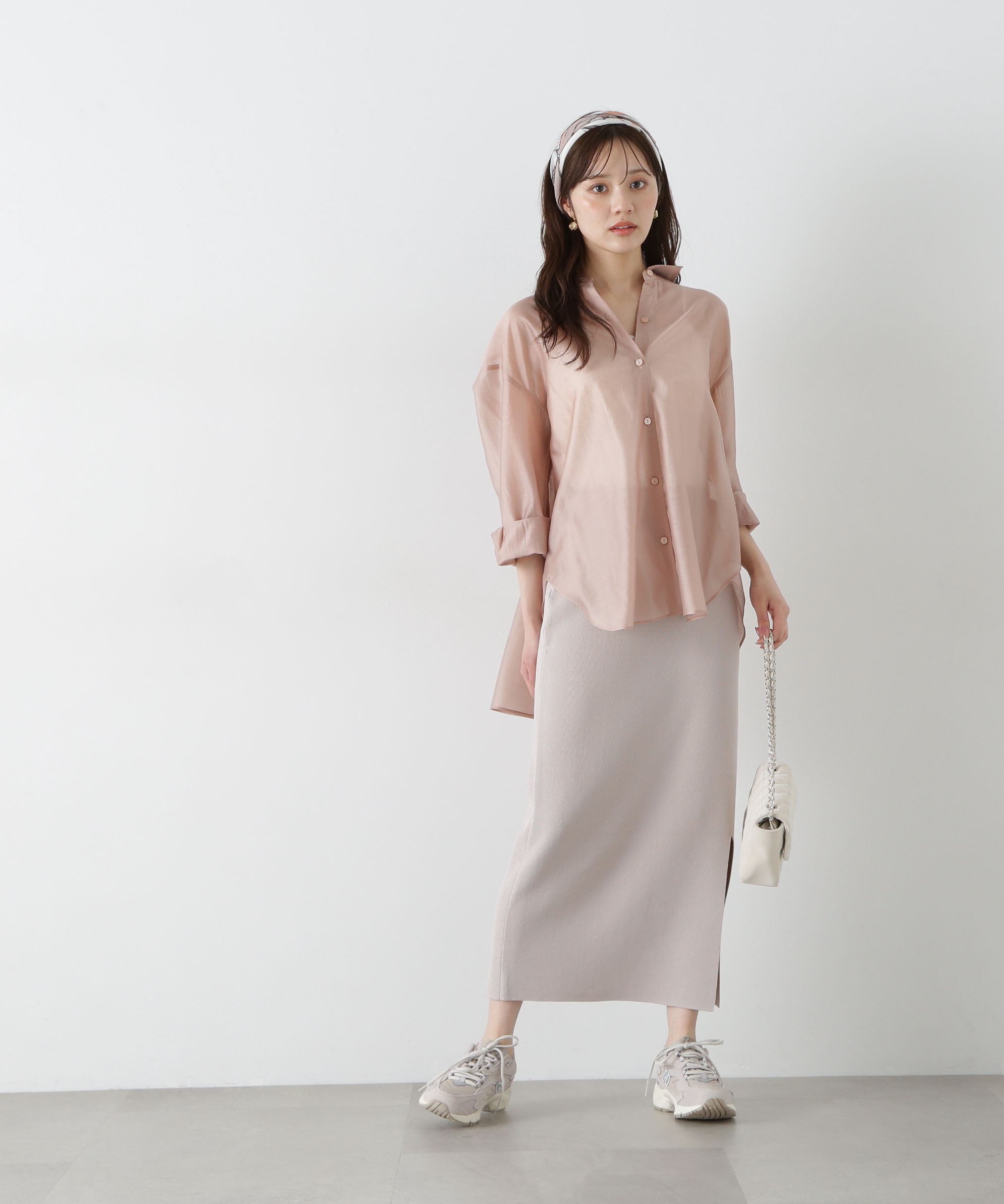 PROPORTION BODY DRESSING「スリットナローニットSET UP」|ワンピース|