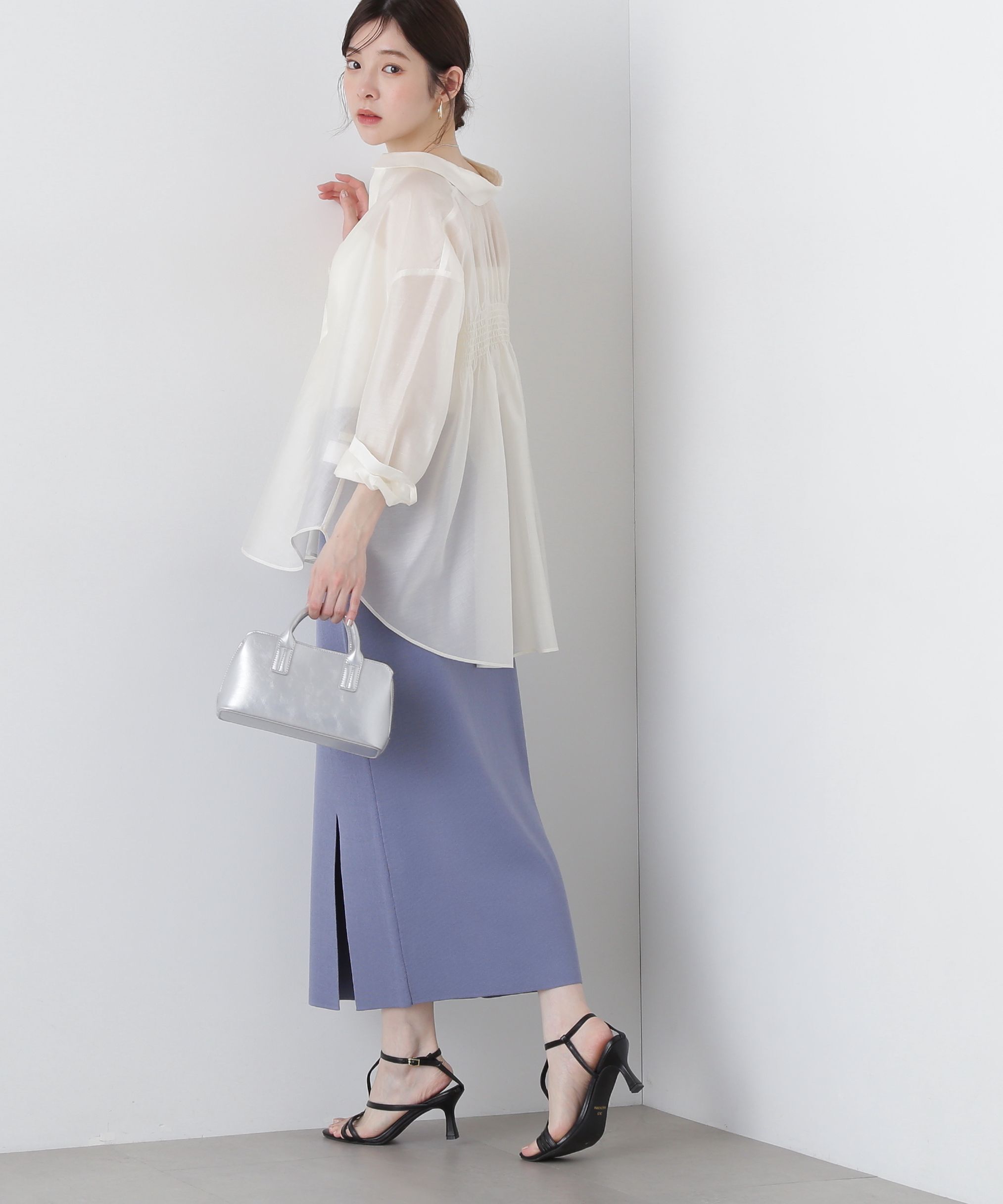 PROPORTION BODY DRESSING「スリットナローニットSET UP」|ワンピース|