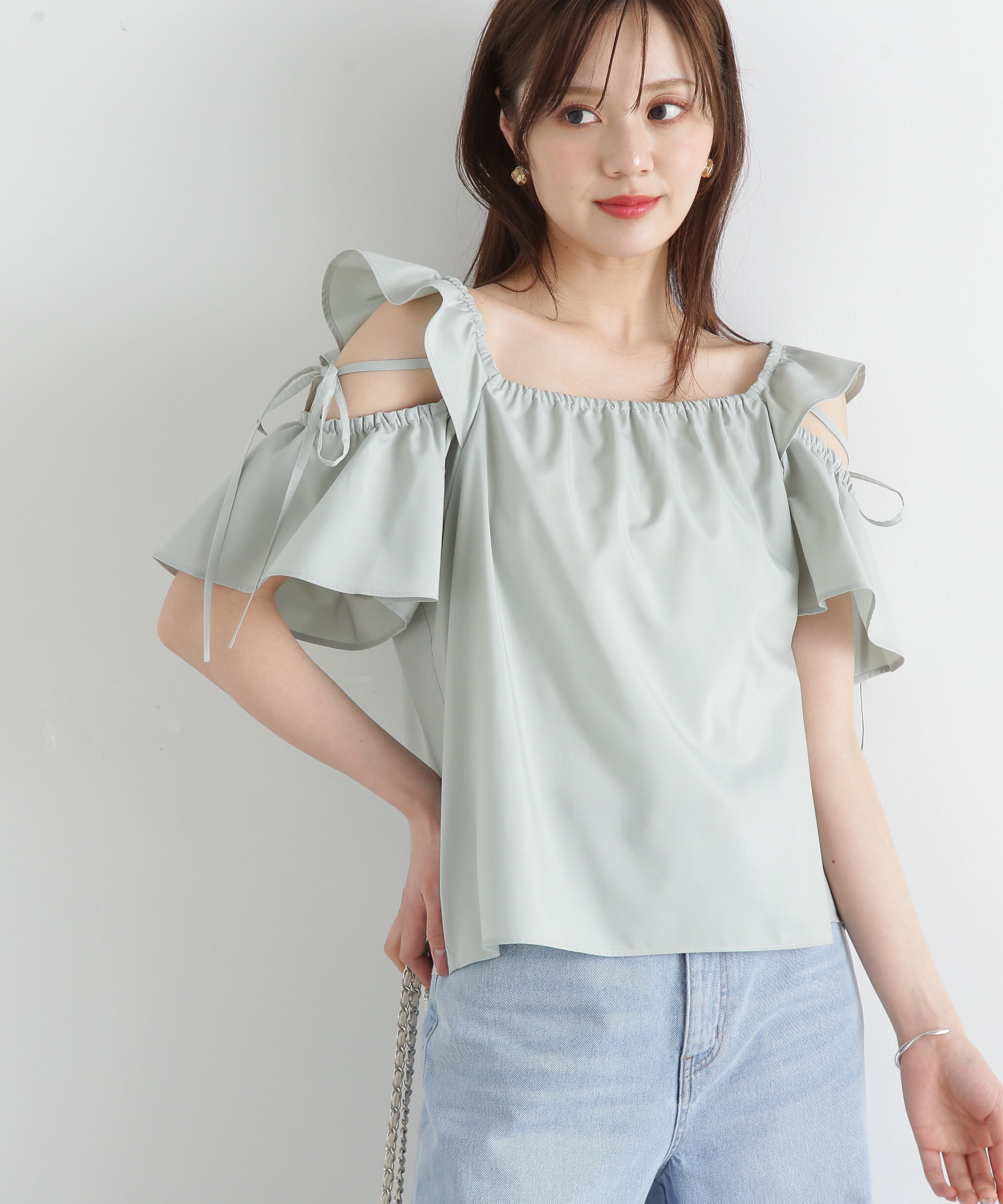 PROPORTION BODY DRESSING「フリルリボンブラウス」|シャツ・ブラウス|