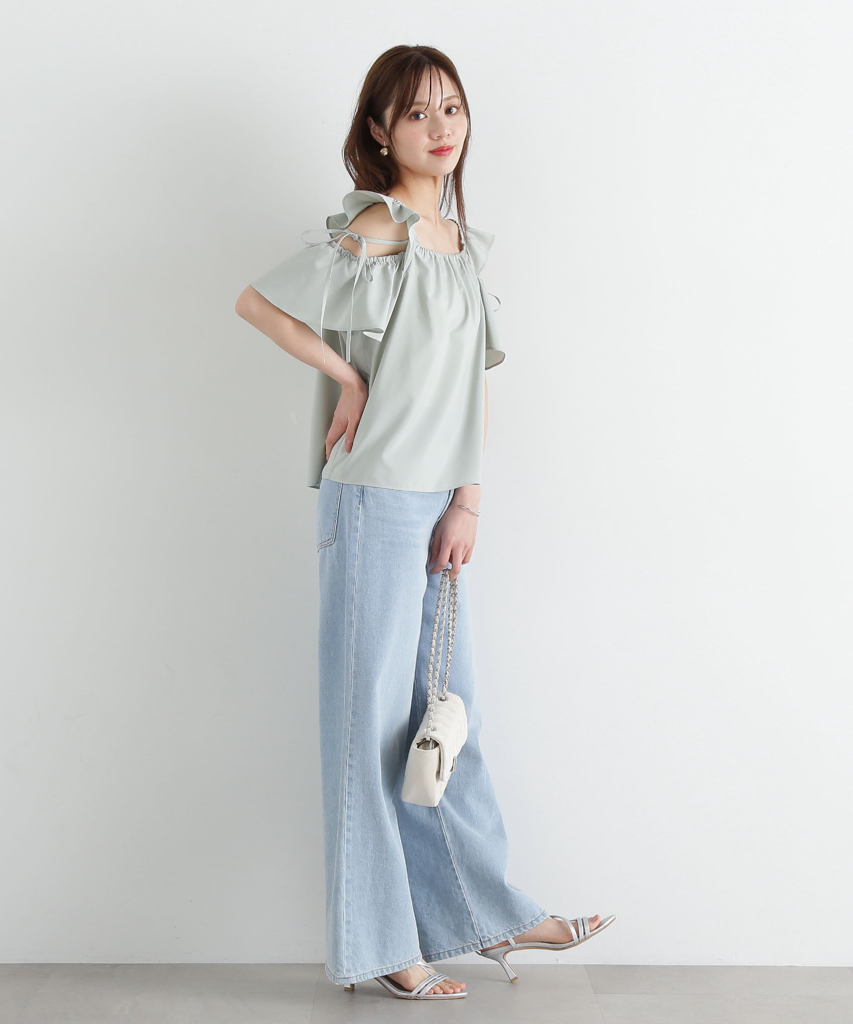 PROPORTION BODY DRESSING「フリルリボンブラウス」|シャツ・ブラウス|