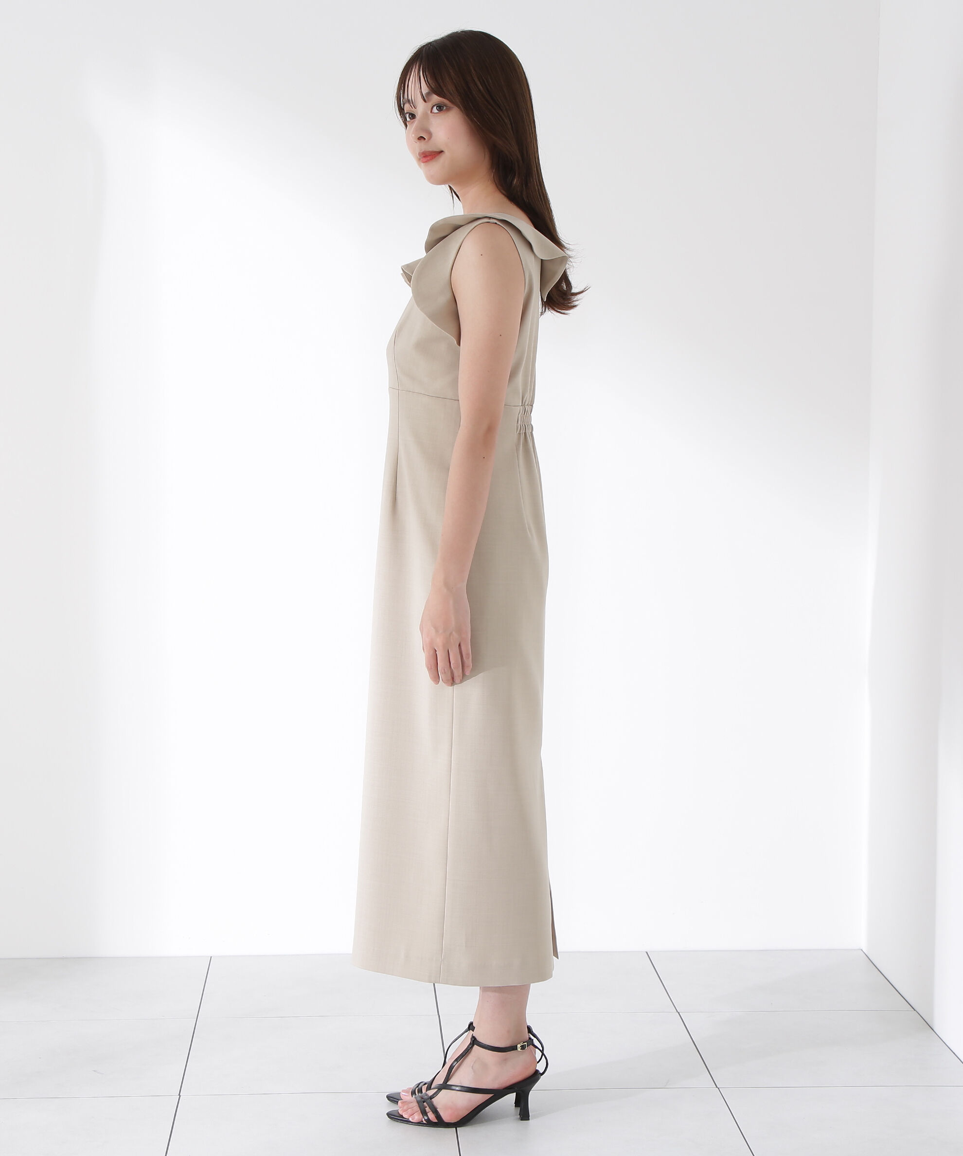 PROPORTION BODY DRESSING「ラッフルナローワンピース」|ワンピース|
