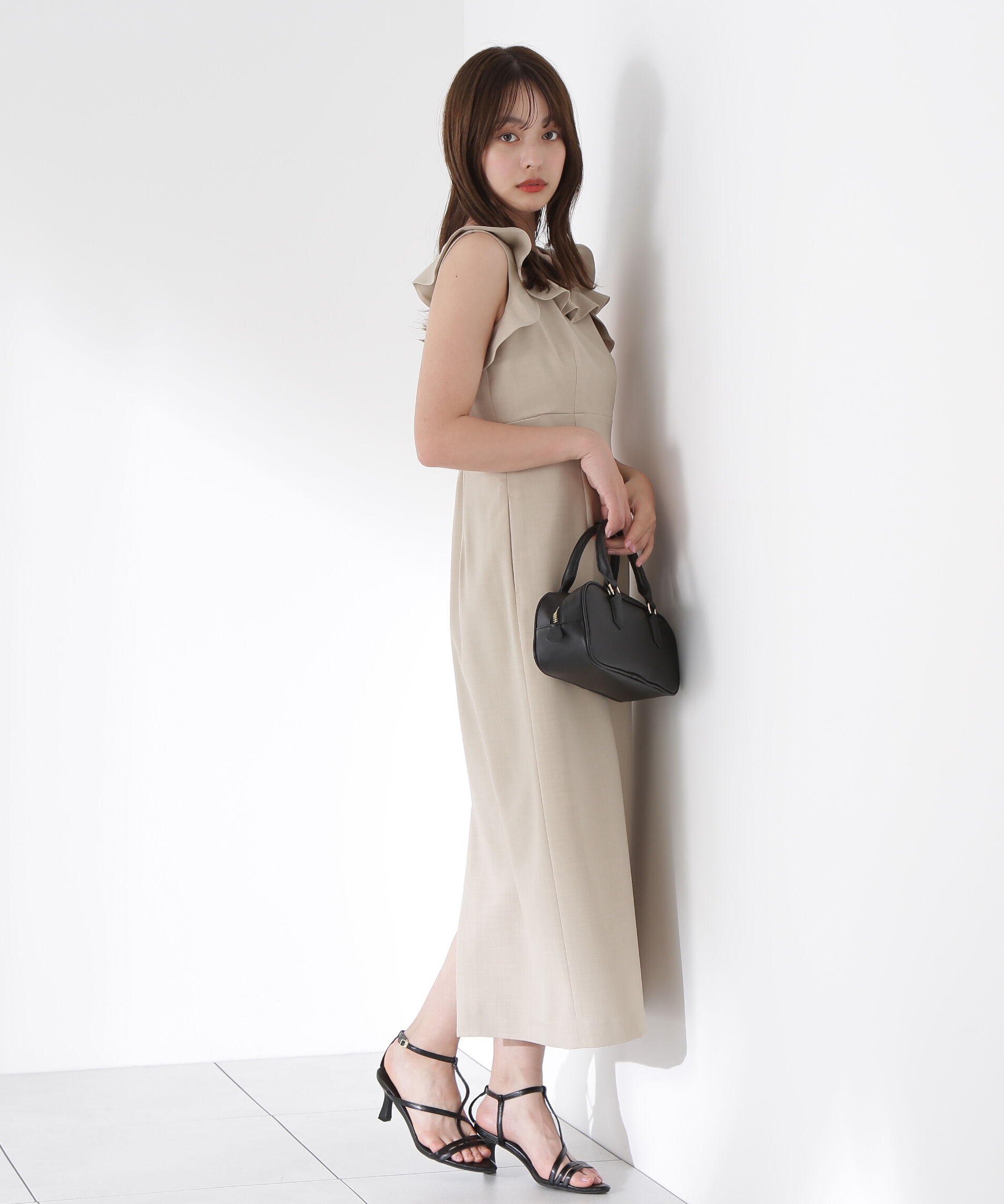 PROPORTION BODY DRESSING「ラッフルナローワンピース」|ワンピース|