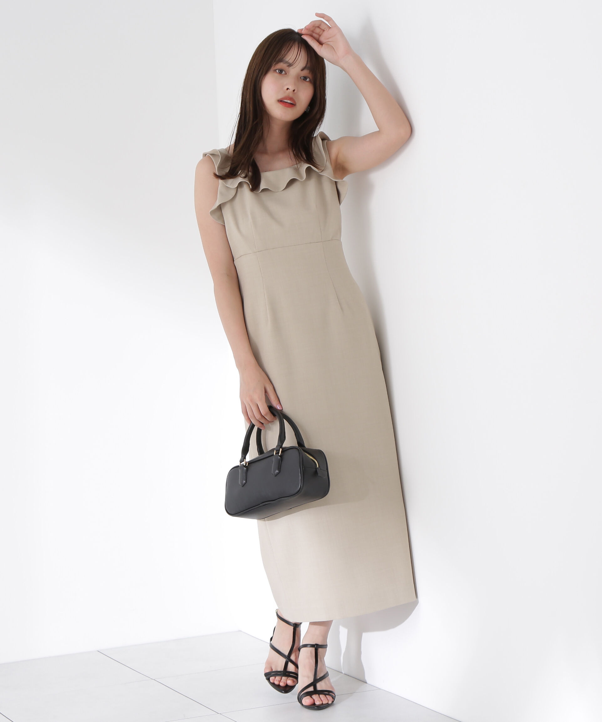 PROPORTION BODY DRESSING「ラッフルナローワンピース」|ワンピース|