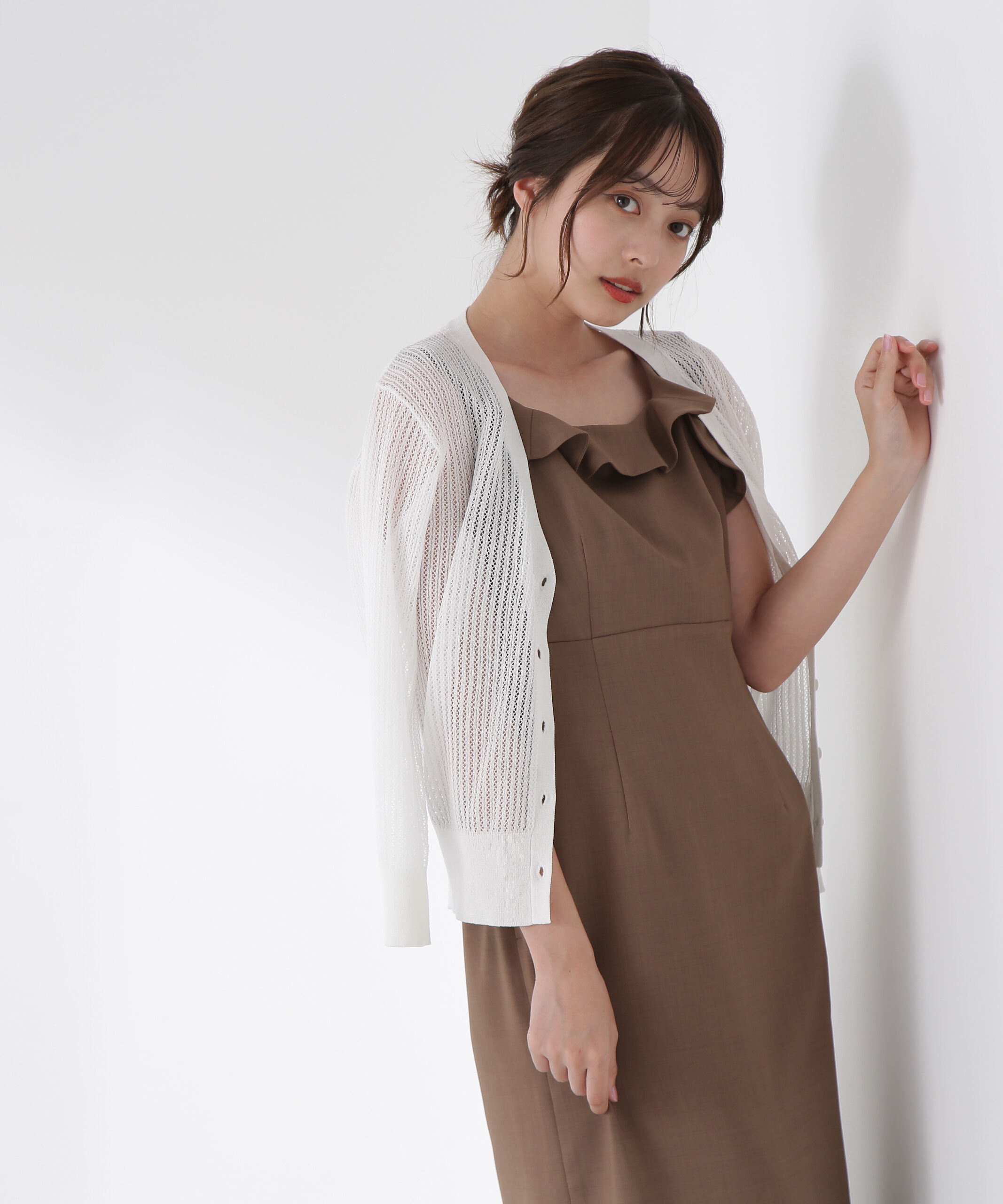 PROPORTION BODY DRESSING「ラッフルナローワンピース」|ワンピース|