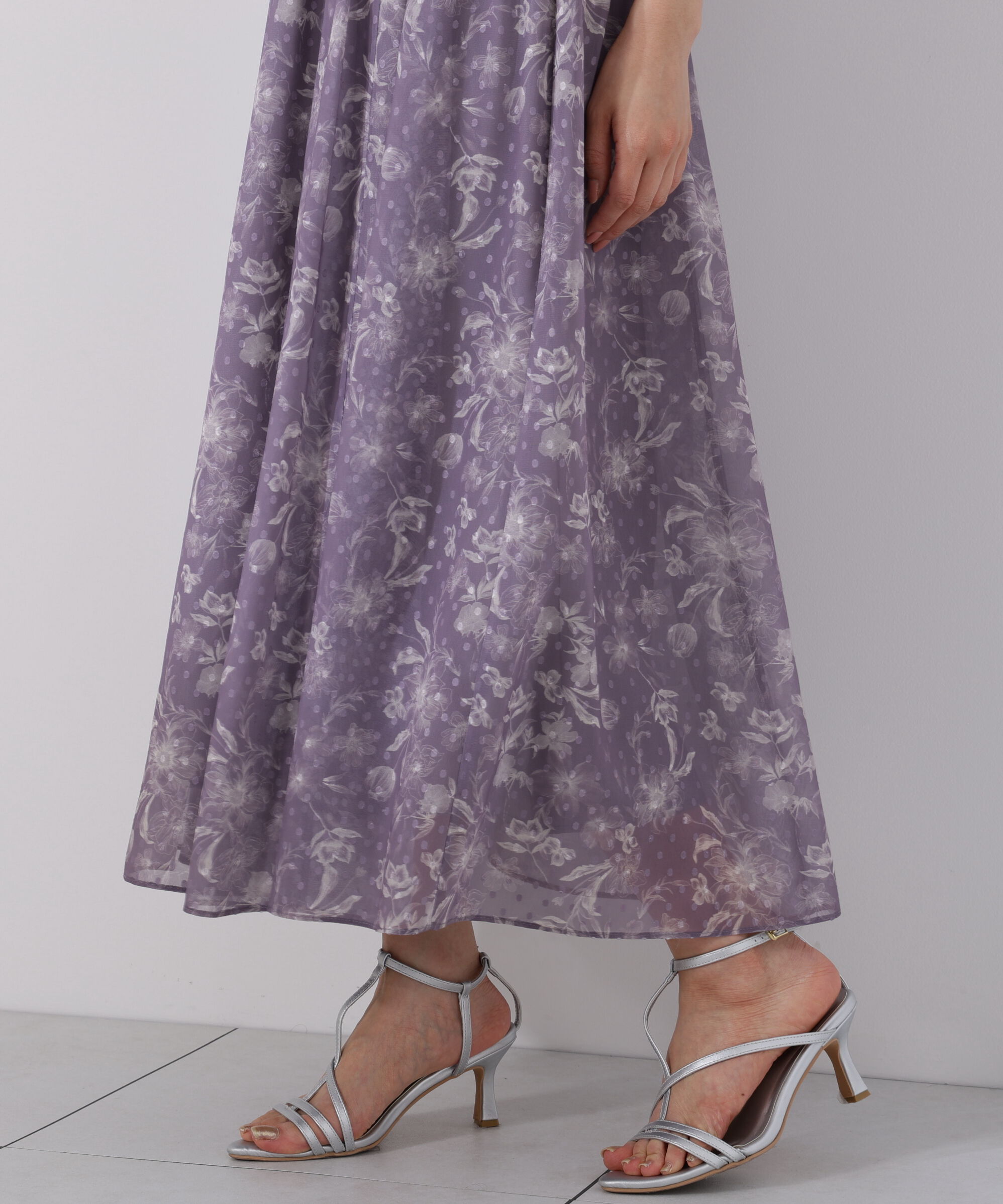 PROPORTION BODY DRESSING「オープンショルダー花柄ワンピース」|ワンピース|