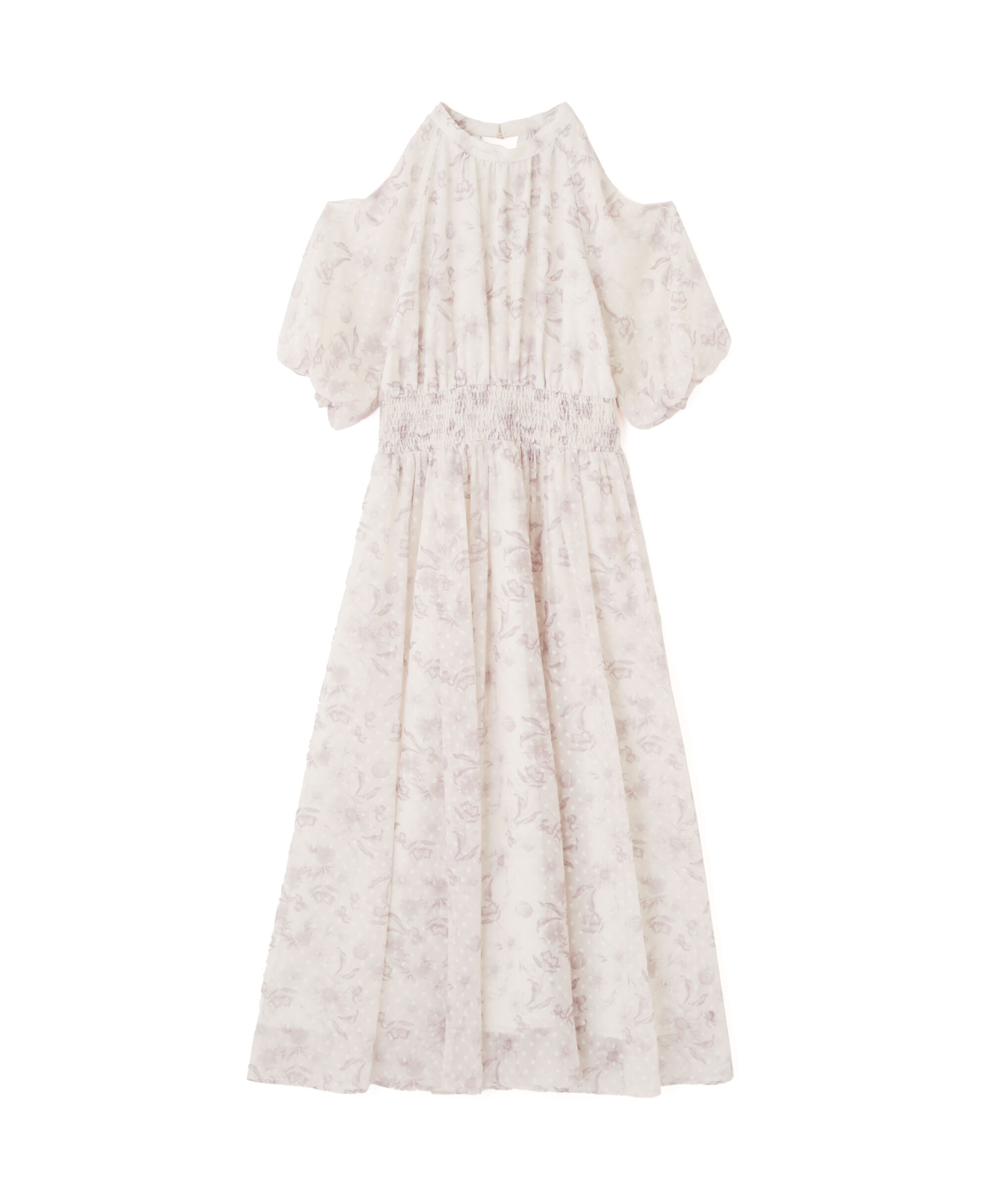 PROPORTION BODY DRESSING「オープンショルダー花柄ワンピース」|ワンピース|