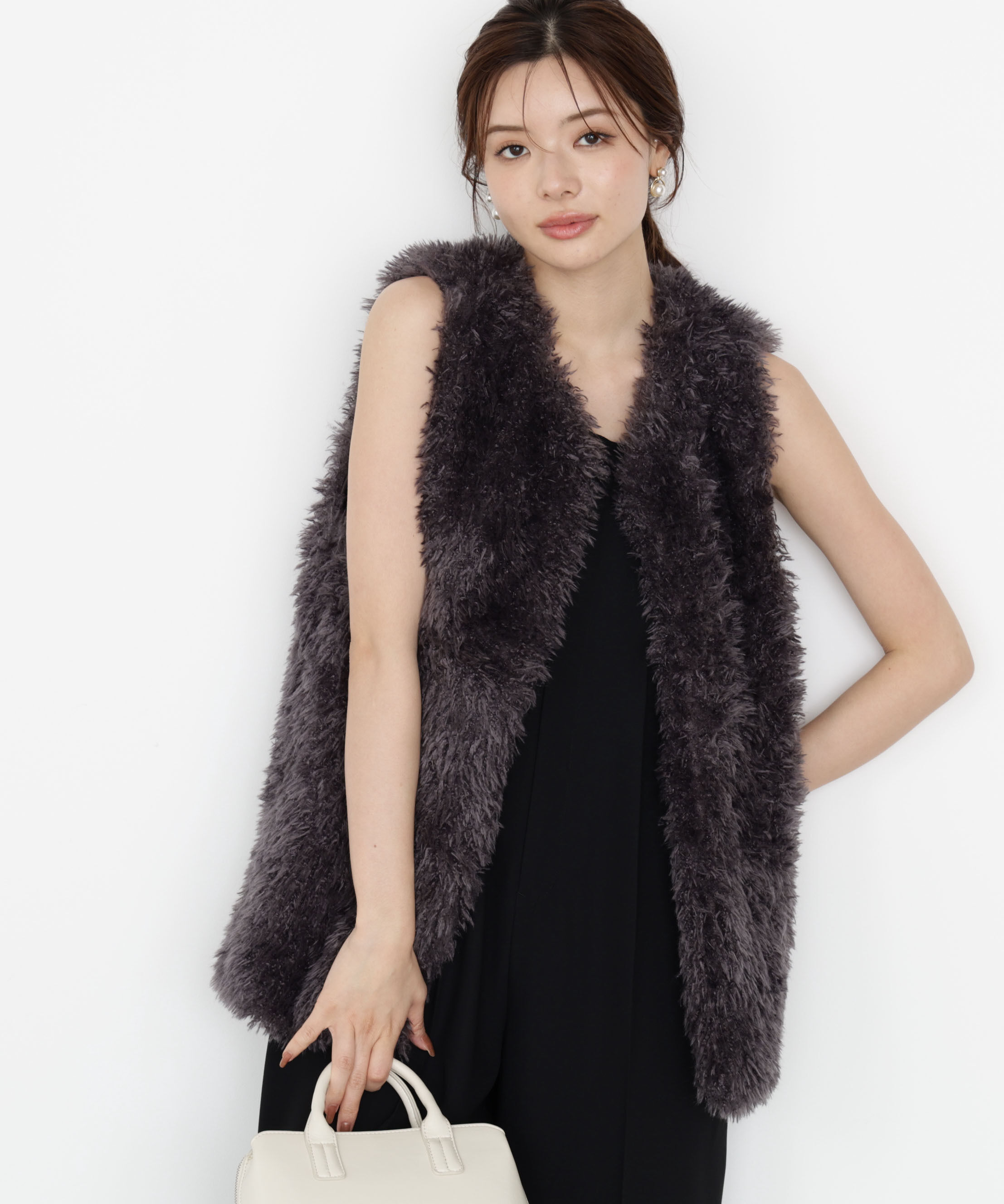 PROPORTION BODY DRESSING「フェイクファージレ 25AW」|ブルゾン・スタジャン|