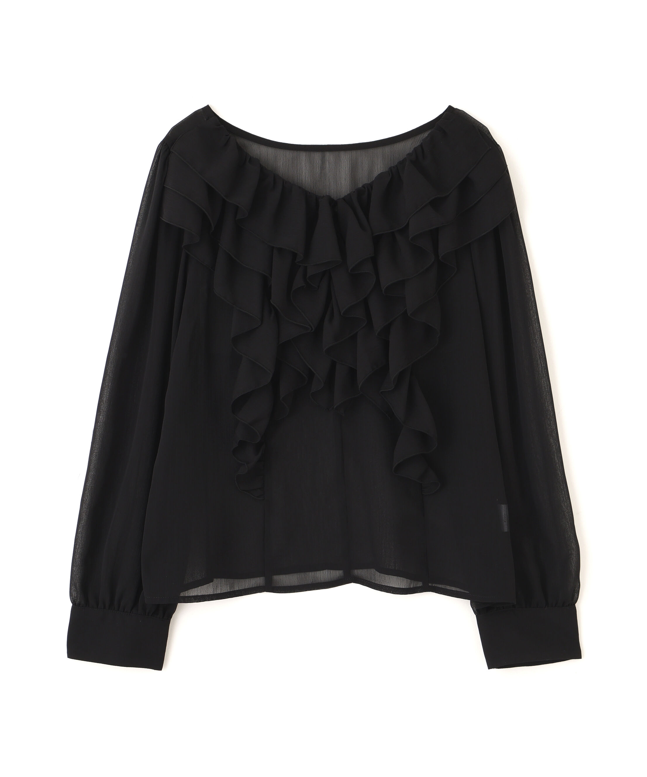 PROPORTION BODY DRESSING「＜ウォッシャブル＞フロントフリルブラウス」|シャツ・ブラウス|