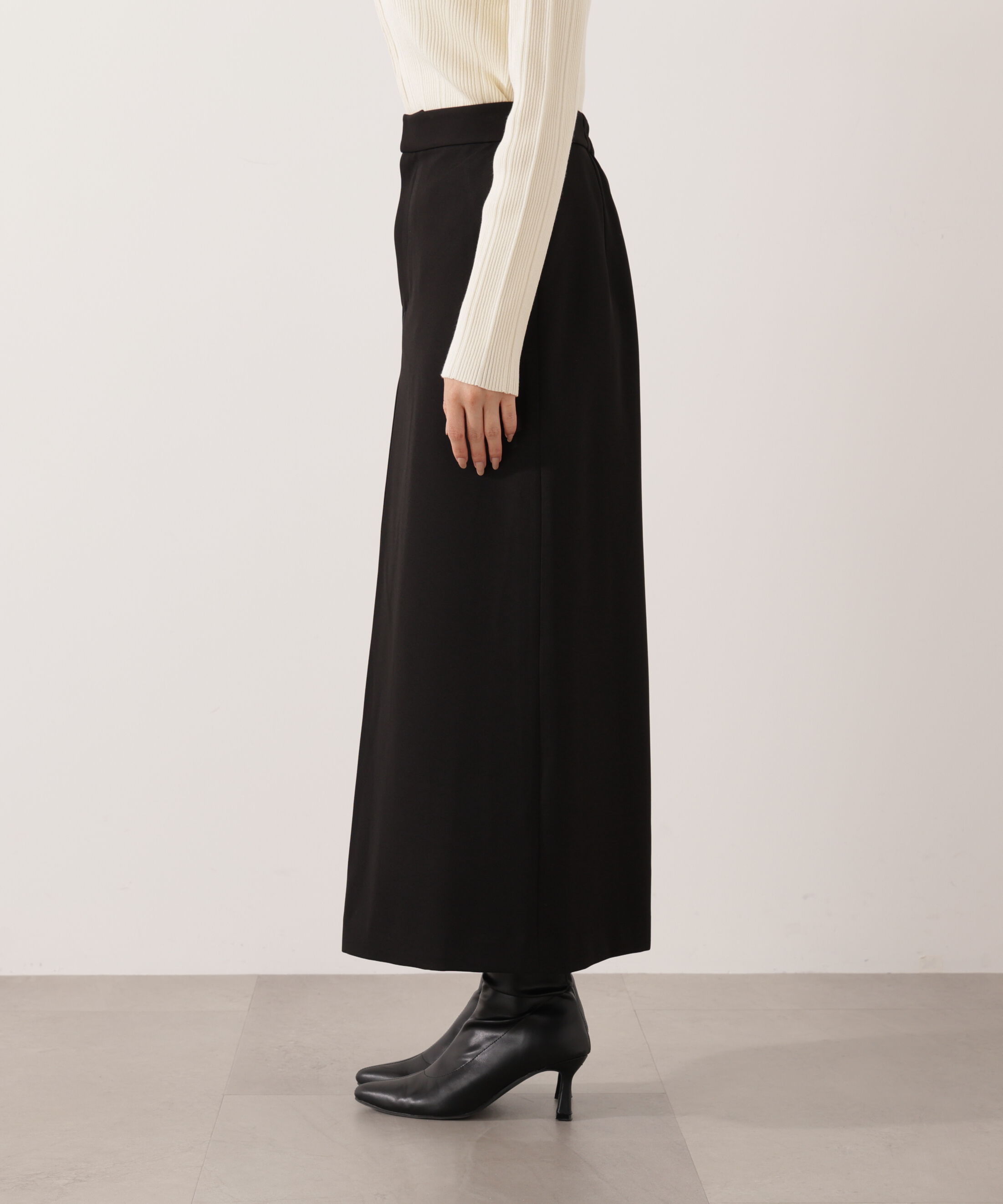 PROPORTION BODY DRESSING「＜ウォッシャブル＞フロントタックナロースカート」|スカート|