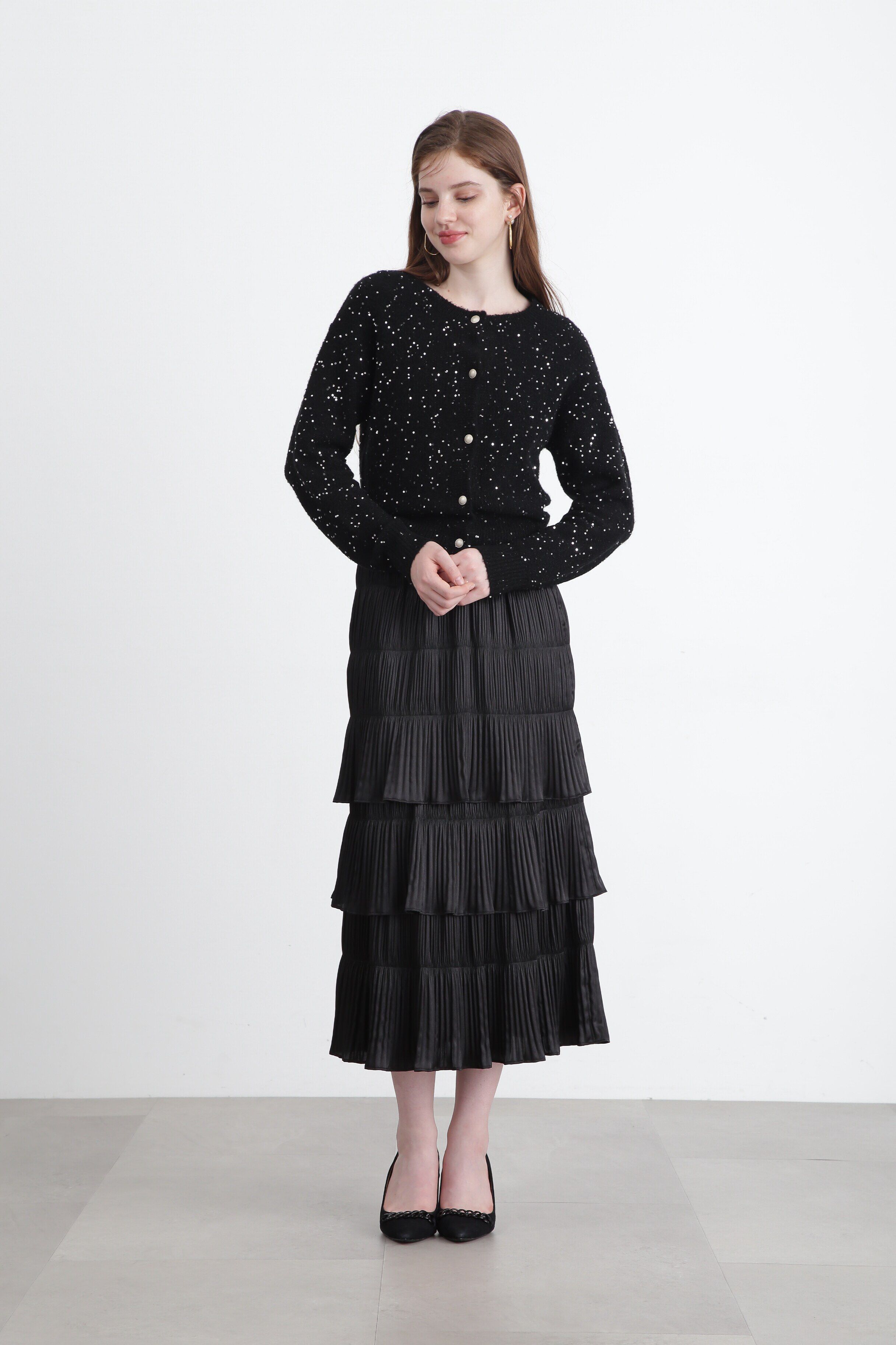  「◆スパンコールニットカーディガン」|その他|