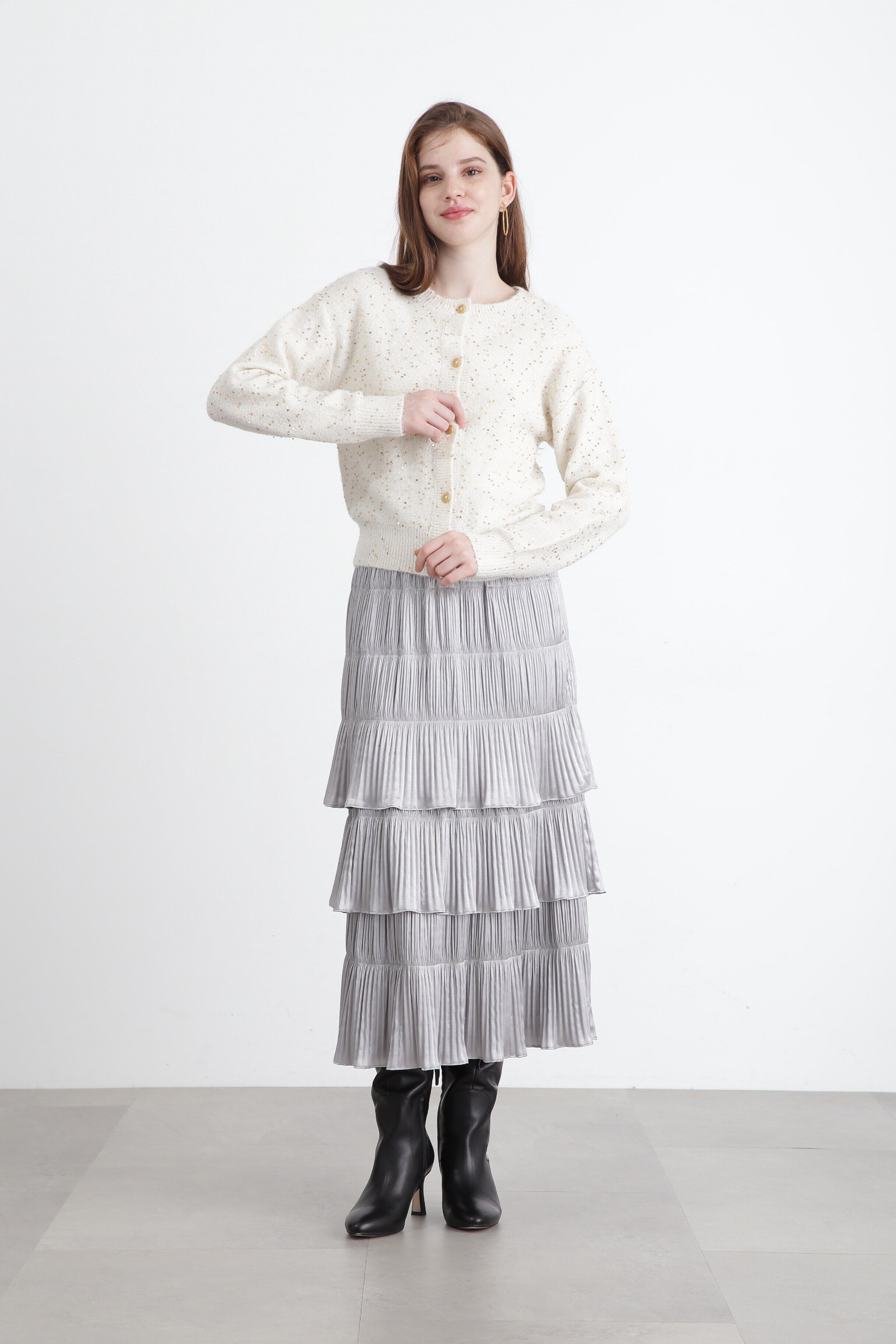  「◆スパンコールニットカーディガン」|その他|