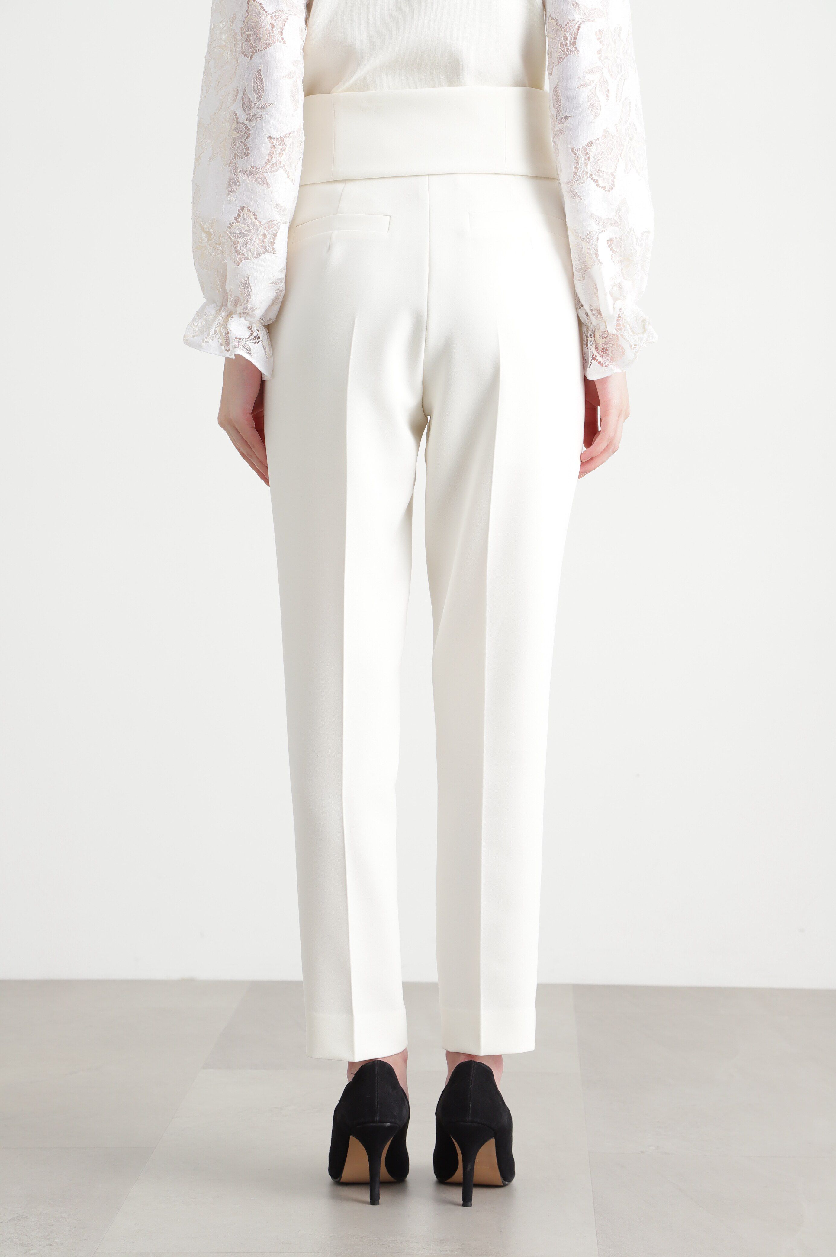  「◆ウエストリボンテーパードパンツ」|その他|