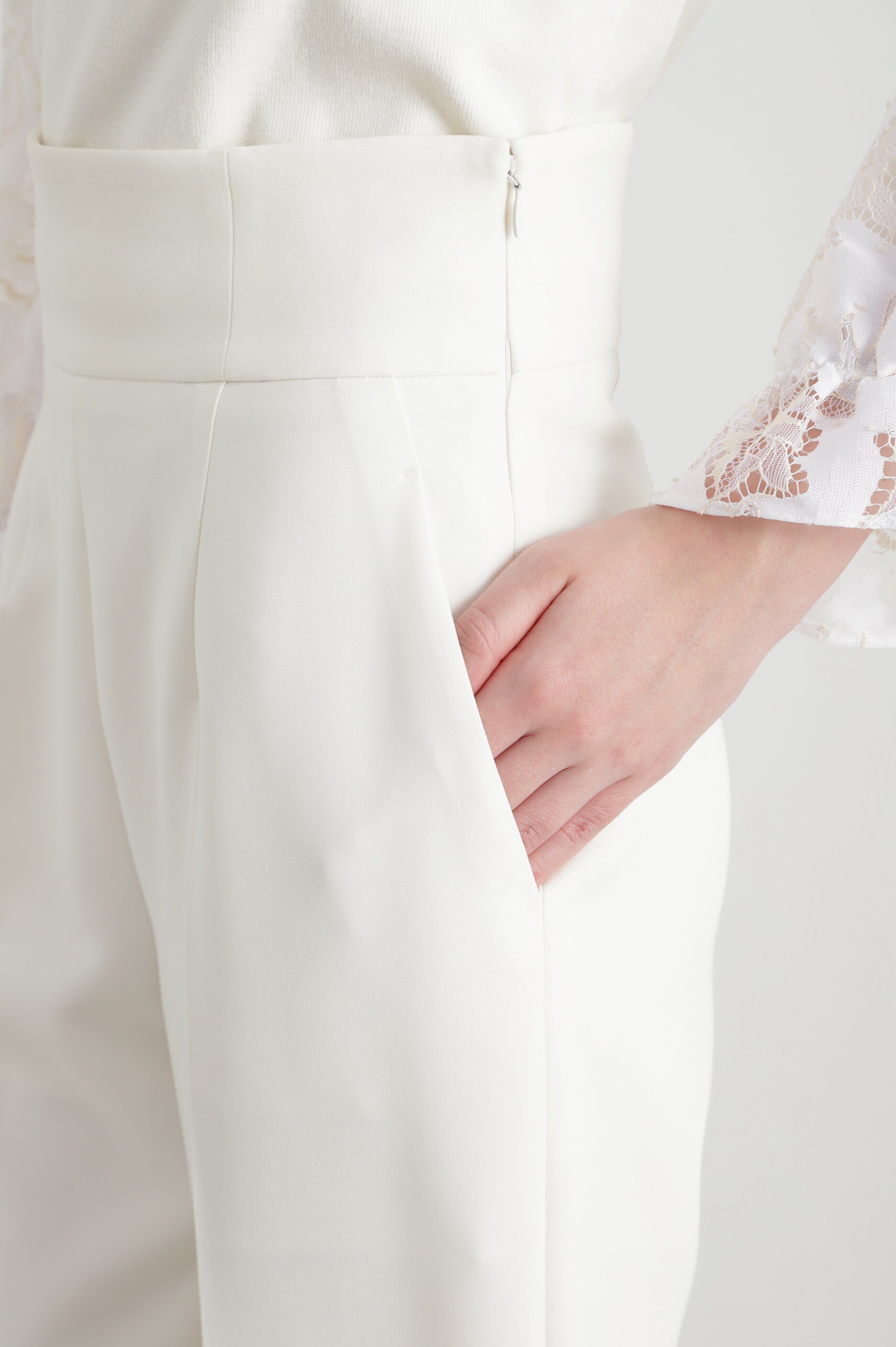  「◆ウエストリボンテーパードパンツ」|その他|