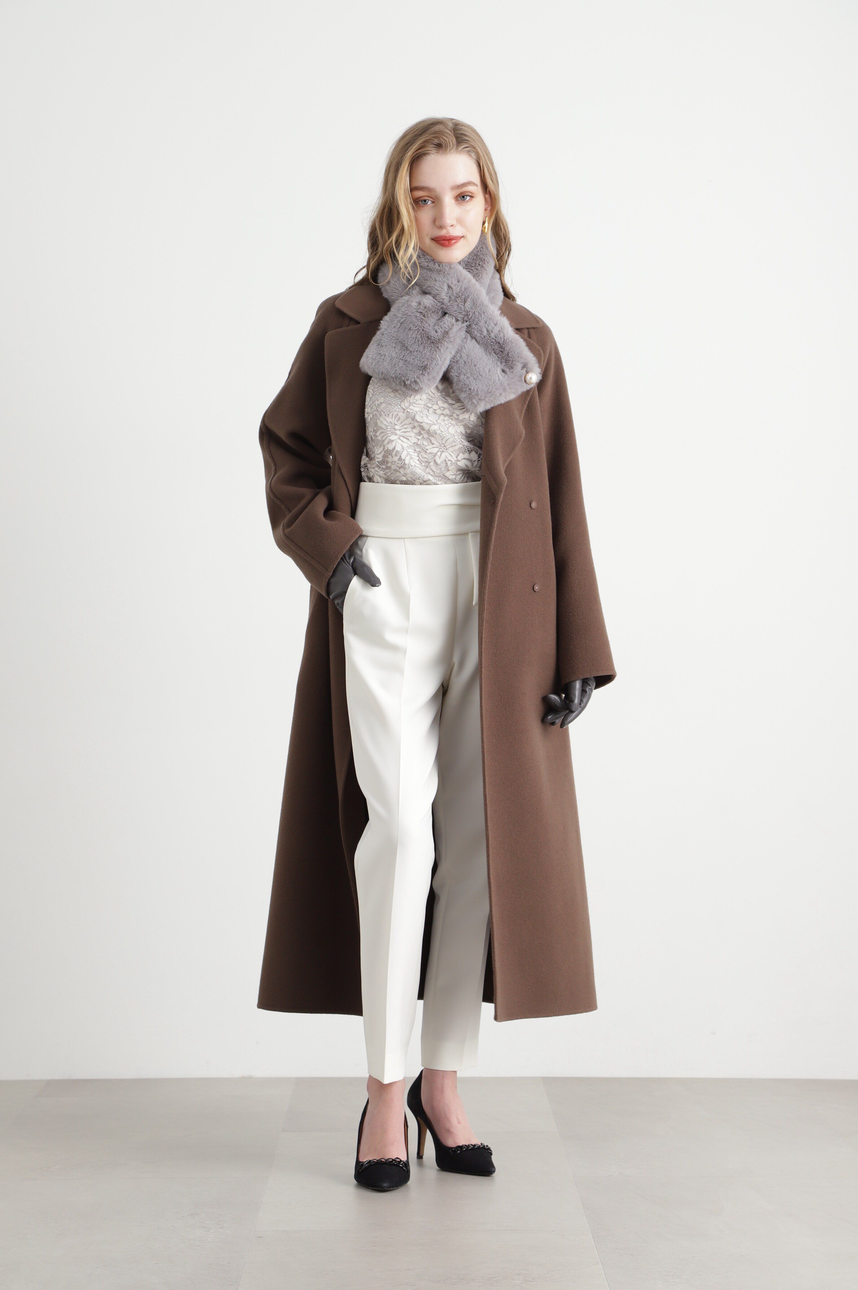  「◆ウエストリボンテーパードパンツ」|その他|