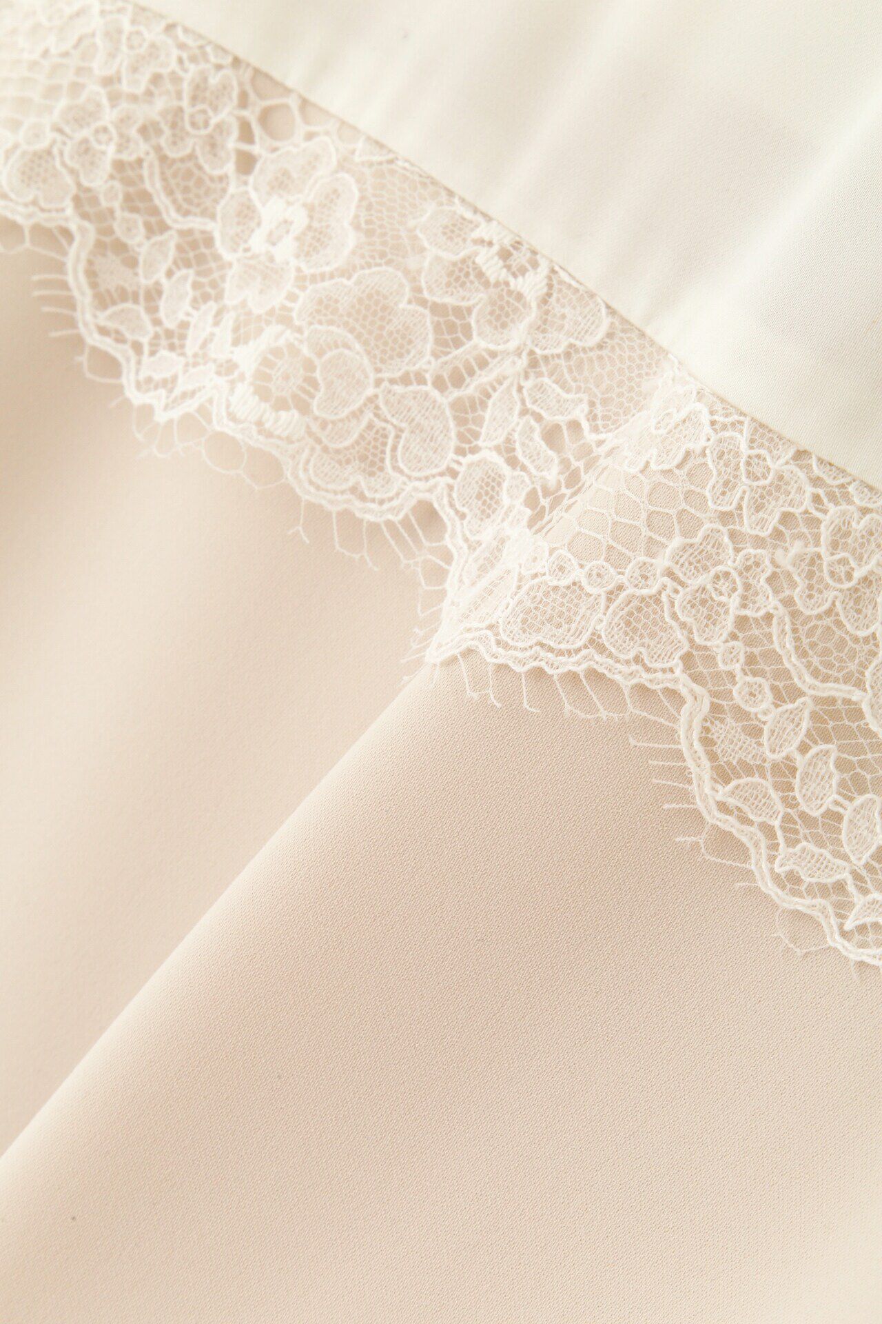  「◆バイカラーレースコンビブラウス」|シャツ・ブラウス|