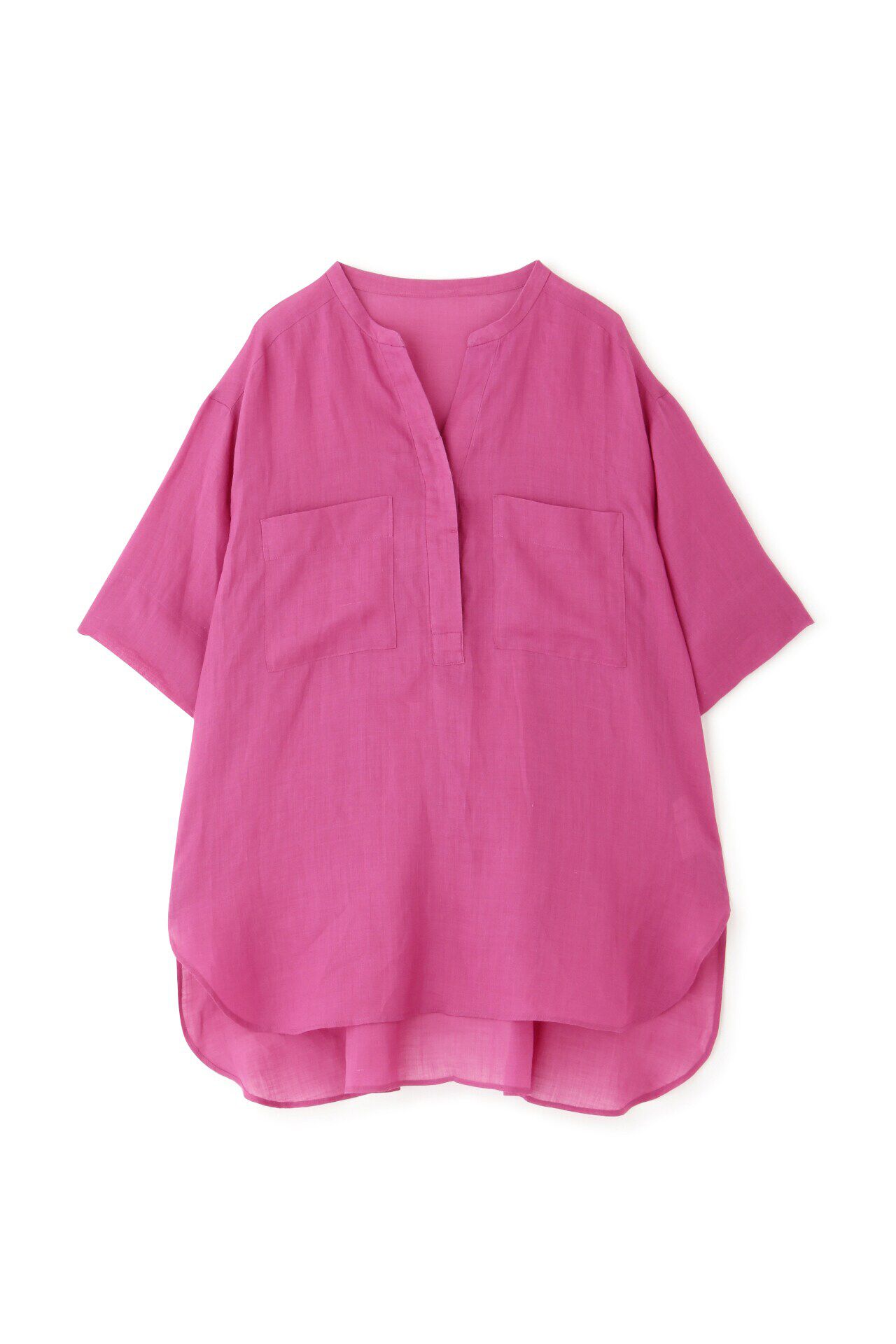  「◆１６０／１ラミー半袖ブラウス」|シャツ・ブラウス|