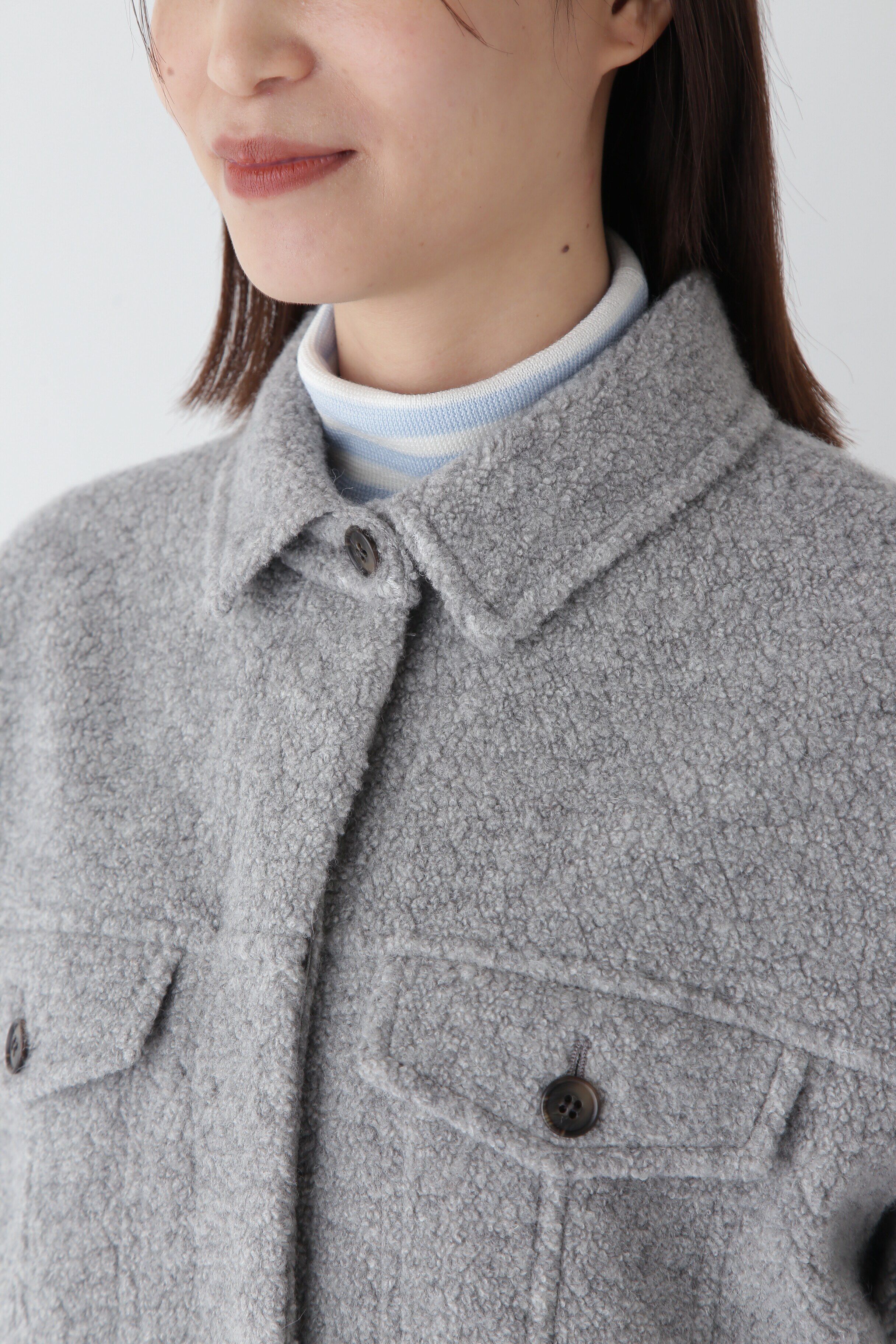  「◆リサイクルウールパイルＧジャン」|ブルゾン・スタジャン|