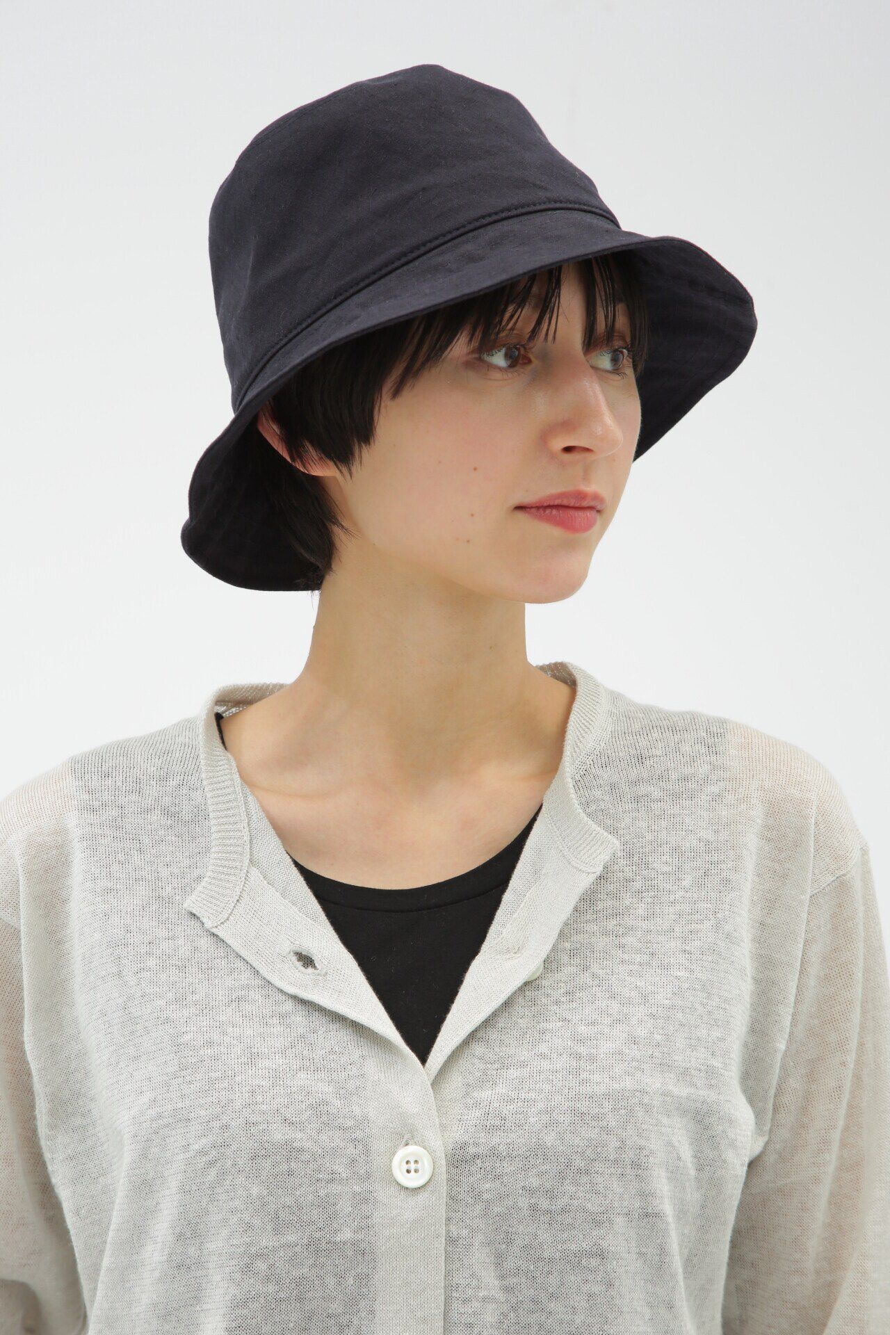  「COTTON LINEN PLAIN WEAVE」|その他|DARK NAVY1