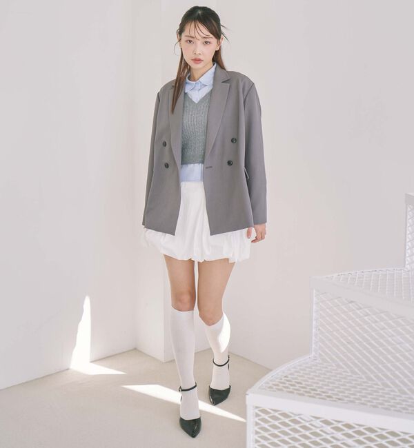 archives「【ＳＥＴＵＰ対応】ダブルブレストテーラードジャケット」|テーラードジャケット|