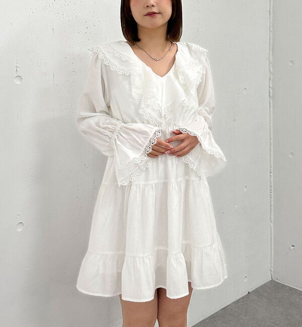 archives「フリルラッフルミニワンピース」|チュニック|