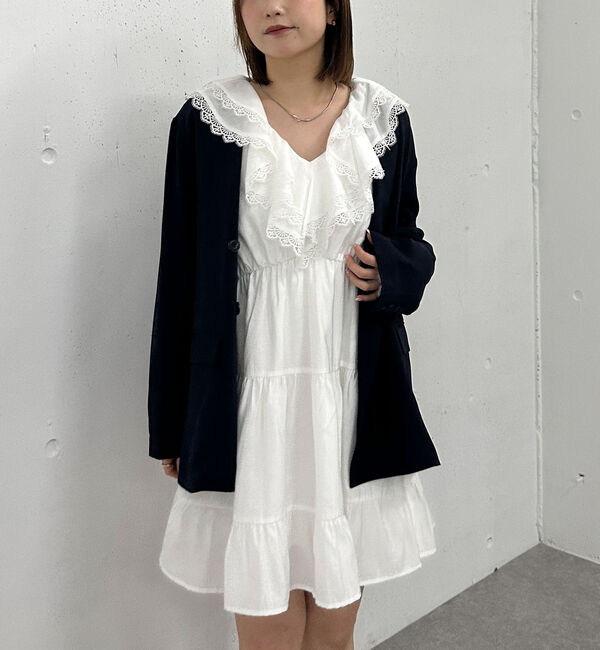 archives「フリルラッフルミニワンピース」|チュニック|