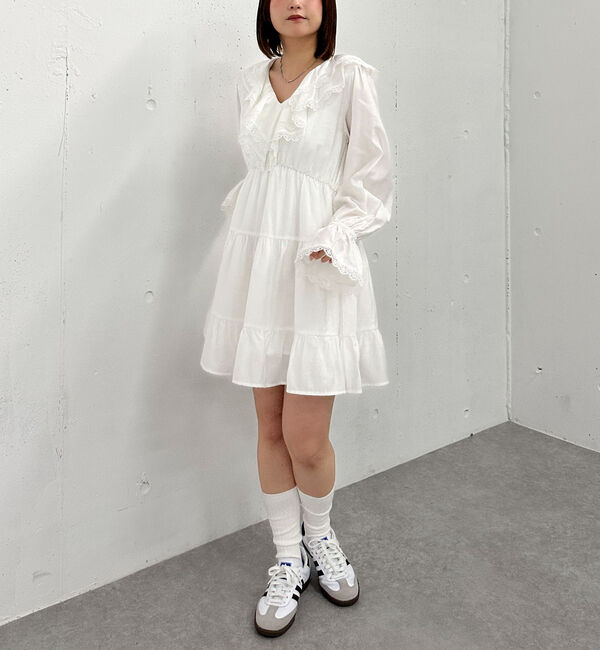 archives「フリルラッフルミニワンピース」|チュニック|