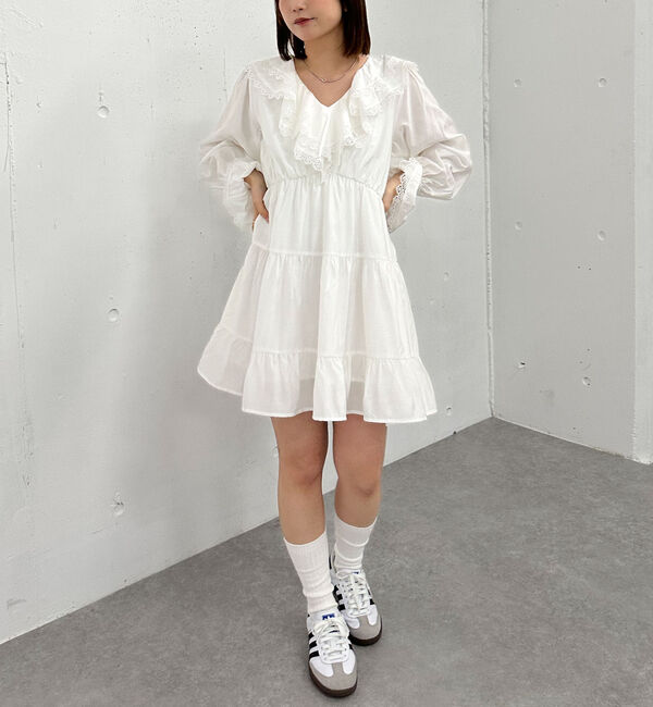 archives「フリルラッフルミニワンピース」|チュニック|