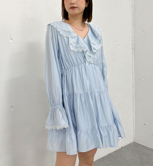 archives「フリルラッフルミニワンピース」|チュニック|