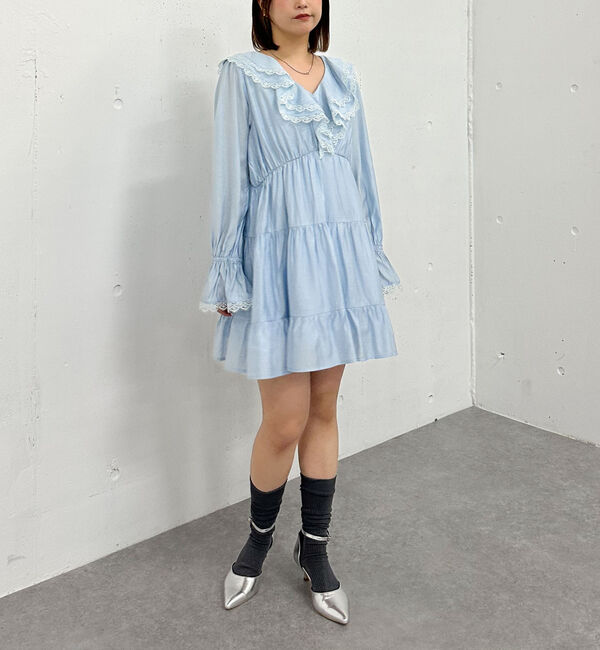 archives「フリルラッフルミニワンピース」|チュニック|