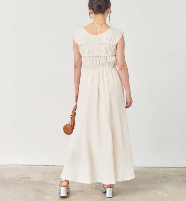 archives「２ｗａｙパイピングギャザーノースリワンピース」|ワンピース|