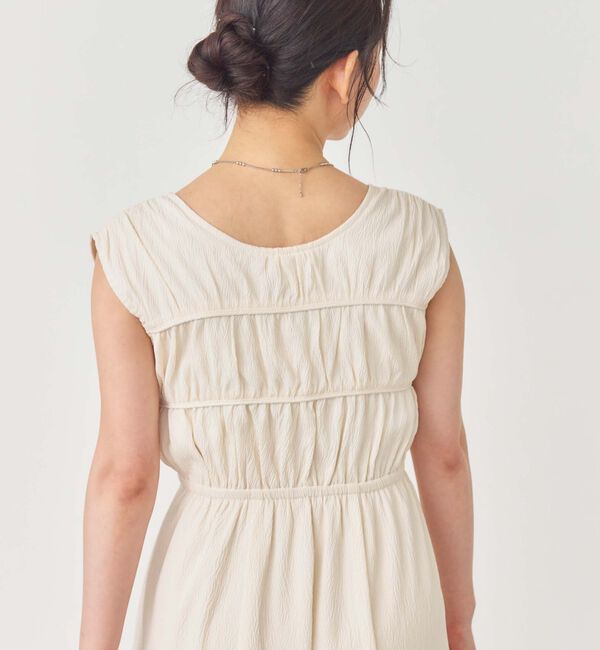 archives「２ｗａｙパイピングギャザーノースリワンピース」|ワンピース|