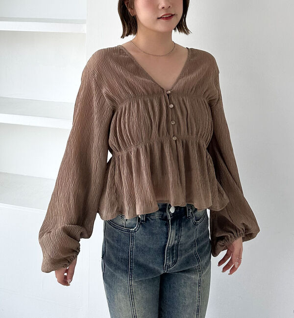 archives「マルチｗａｙ楊柳ブラウスアンサンブル」|カーディガン|