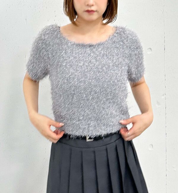 archives「ＭＩＸヤーンハーフスリーブニット」|ニット・セーター|