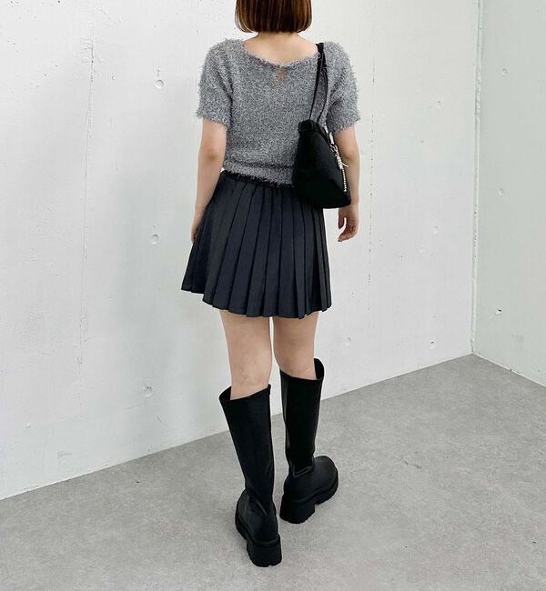 archives「ＭＩＸヤーンハーフスリーブニット」|ニット・セーター|