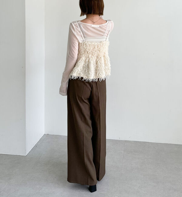 archives「カットフェザービスチェ&times;シアーカットＴＯＰＳＳＥＴ」|カーディガン|