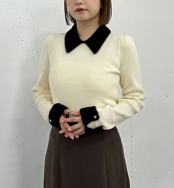 archives「フェザーカラークラシカルリブニット／」|ニット・セーター|