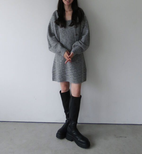 archives「肩リボンニットチュニックアンサンブル」|チュニック|