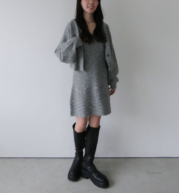archives「肩リボンニットチュニックアンサンブル」|チュニック|