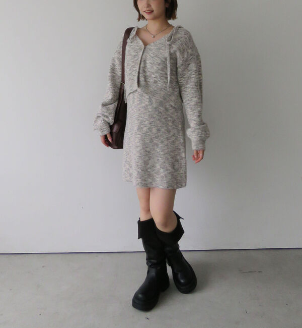 archives「肩リボンニットチュニックアンサンブル」|チュニック|