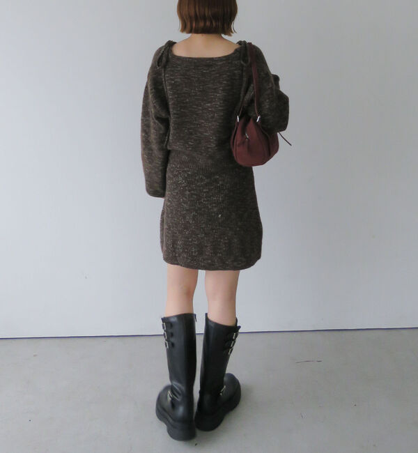 archives「肩リボンニットチュニックアンサンブル」|チュニック|