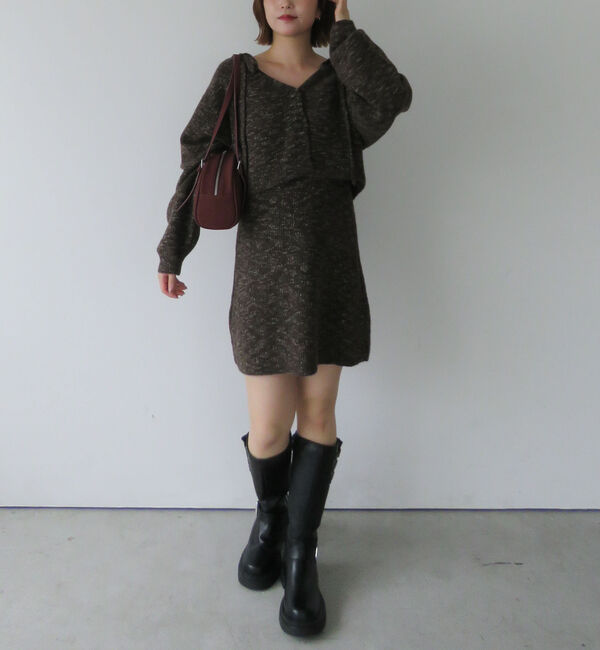 archives「肩リボンニットチュニックアンサンブル」|チュニック|