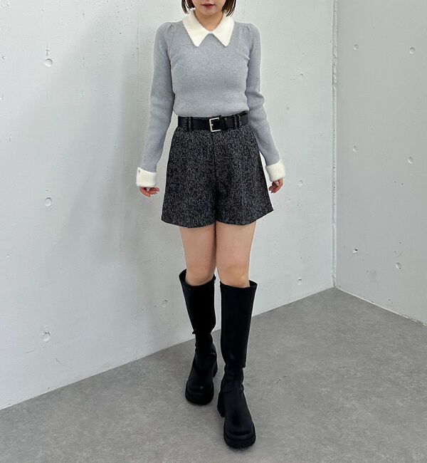 archives「ベルト付ツイードショートパンツ」|その他|