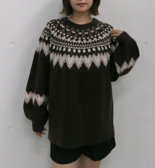 archives「ハートミックスノルディックニットプルオーバー」|ニット・セーター|