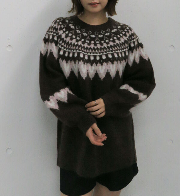 archives「ハートミックスノルディックニットプルオーバー」|ニット・セーター|