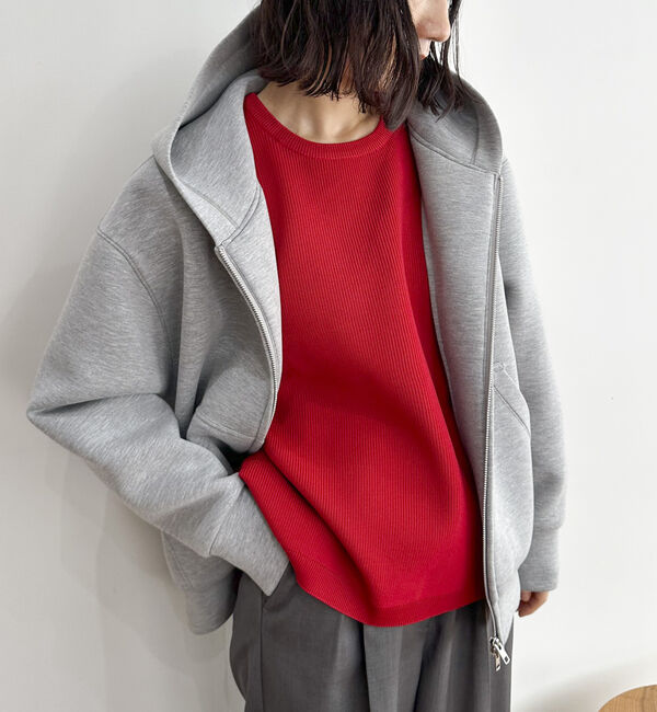 Doux archives「Ｗ　ＺＩＰ　ボンディングＢＩＧパーカ‐」|パーカー|