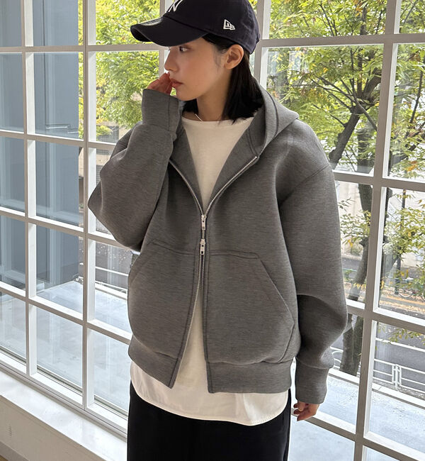 Doux archives「Ｗ　ＺＩＰ　ボンディングＢＩＧパーカ‐」|パーカー|