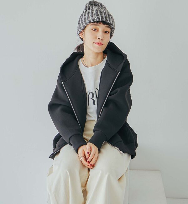 Doux archives「Ｗ　ＺＩＰ　ボンディングＢＩＧパーカ‐」|パーカー|