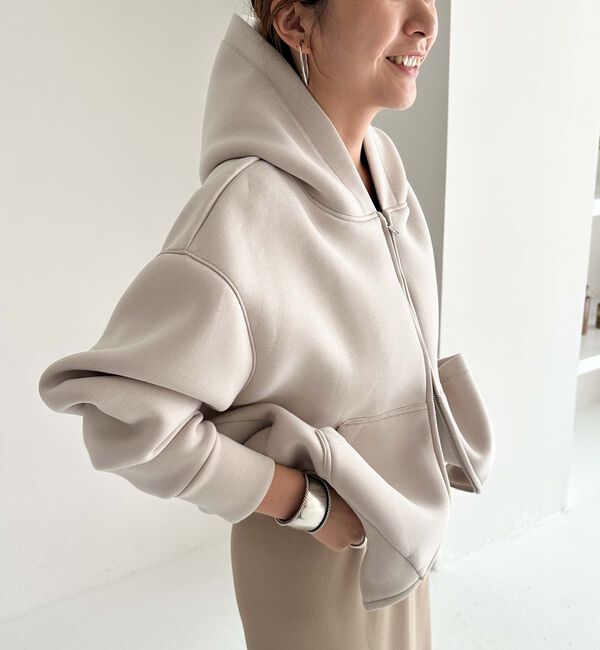 Doux archives「Ｗ　ＺＩＰ　ボンディングＢＩＧパーカ‐」|パーカー|