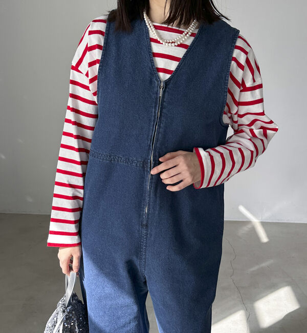 Doux archives「&rsquo;デニムサロペット&rsquo;」|ワンピース|